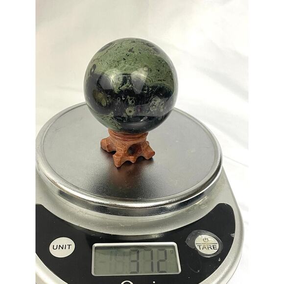 Kambaba Jasper Natural Stone Crystal Quartz Ball 372g Healing Sphere 63mm - Picture 9 of 14